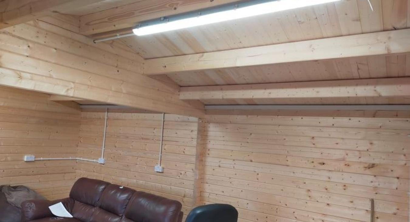 Sockets & Lighting in summer house in Warrington